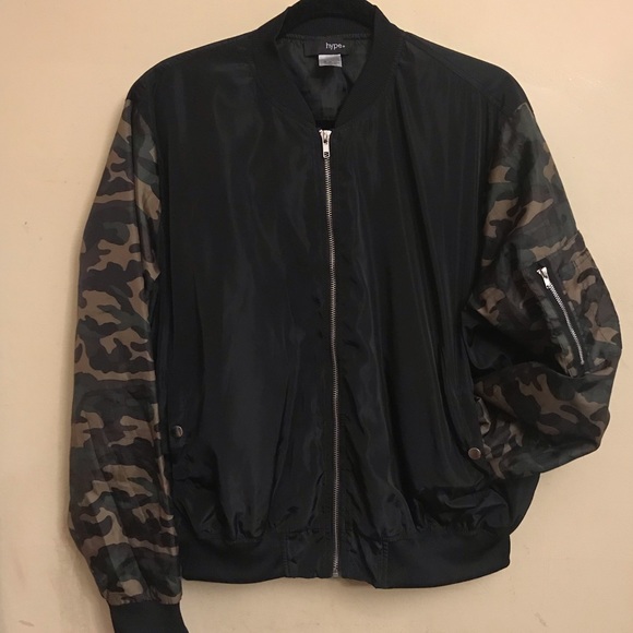 Hype Jackets & Blazers - Hype plus fatigue flight jacket